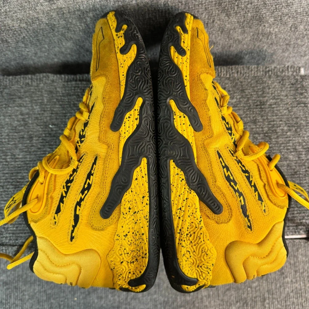 Puma MB.03 LaMelo Ball x Porsche Yellow Black Basketball Shoes 30986 Mens 10